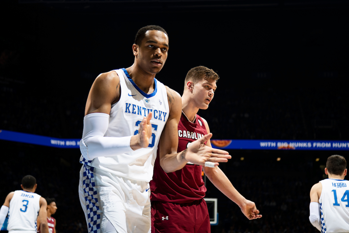 PJ Washington.

The University of Kentucky men's basketball team beats South Carolina 76-48.

Photo by Chet White| UK Athletics