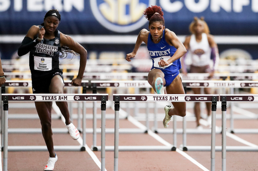 Masai Russell.

Day 2. SEC Indoor Championships.

Photos by Chet White | UK Athletics