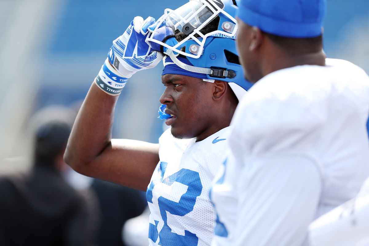 Football training camp Saturday, August 11,  2018. 

Photo by Britney Howard | UK Athletics