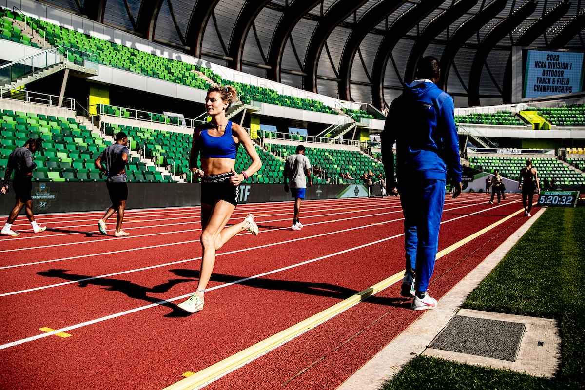 Perri Bockrath.

Shake out.

NCAA Track and Field Outdoor Championships.

Photo by Chet White | UK Athletics