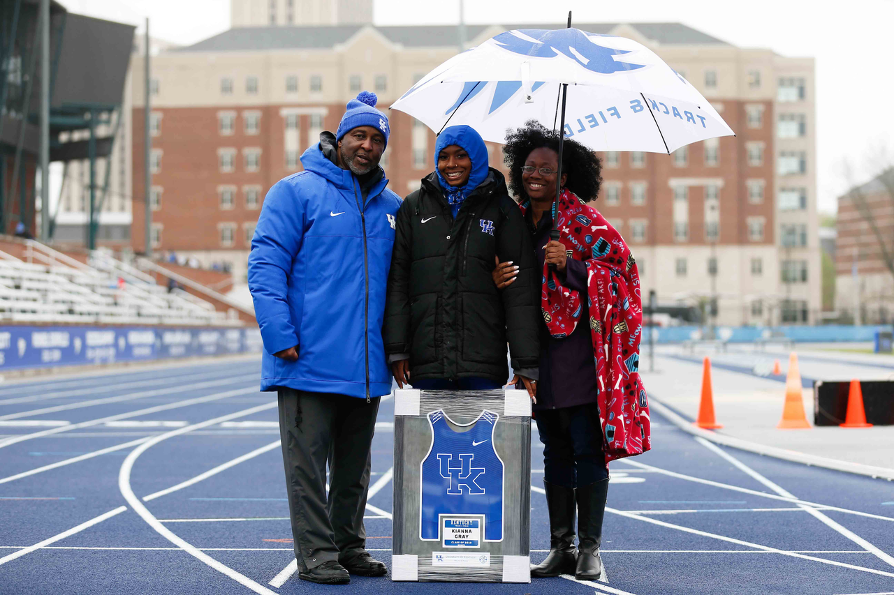 Kianna Gray.

UK Track and Field Senior Day

Photo by Isaac Janssen | UK Athletics