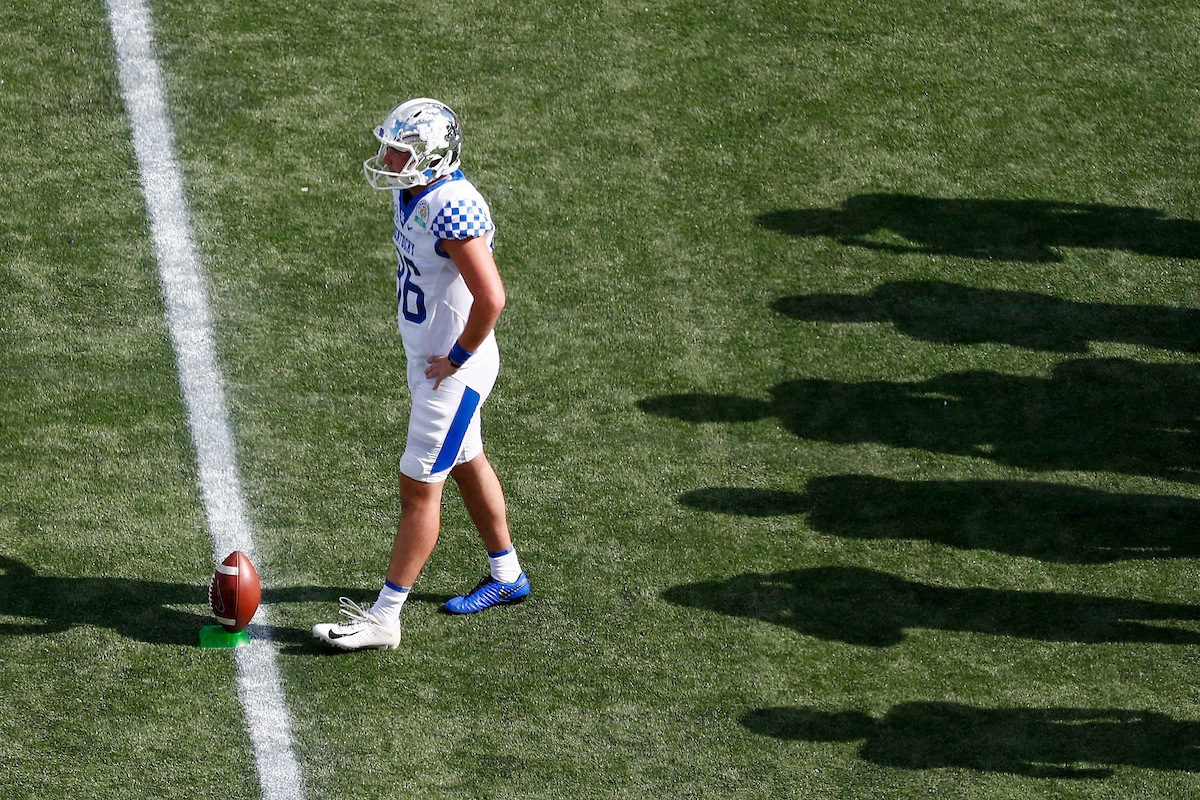 Grant McKinniss.

The UK football team beat Penn State27-24 in the Citrus Bowl.

Photo by Chet White | UK Athletics