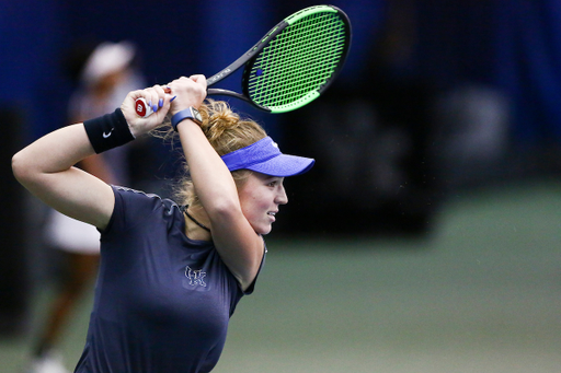 Akvile Parazinskaite.

Kentucky beat University of Cincinnati 5-2.

Photo by Hannah Phillips | UK Athletics