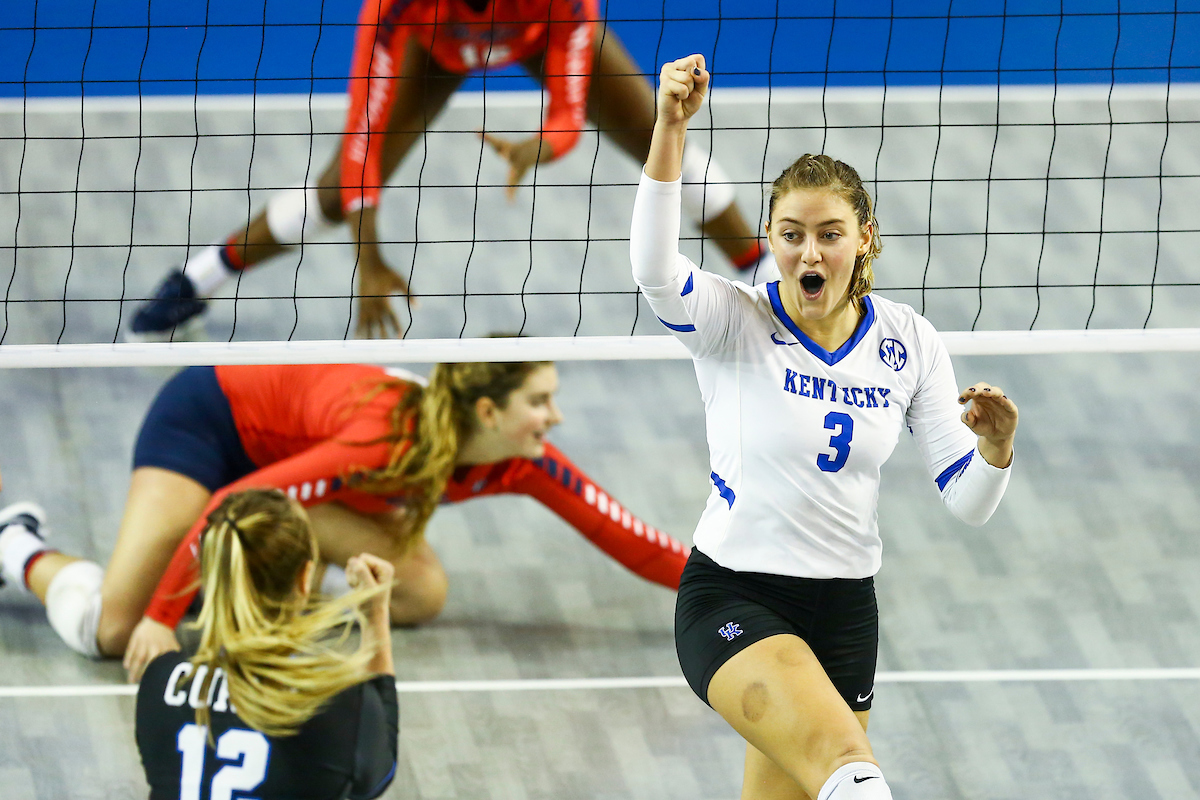 Madison Lilley

Kentucky beat Ole Miss 3-0.

Photo by Hannah Phillips | UK Athletics