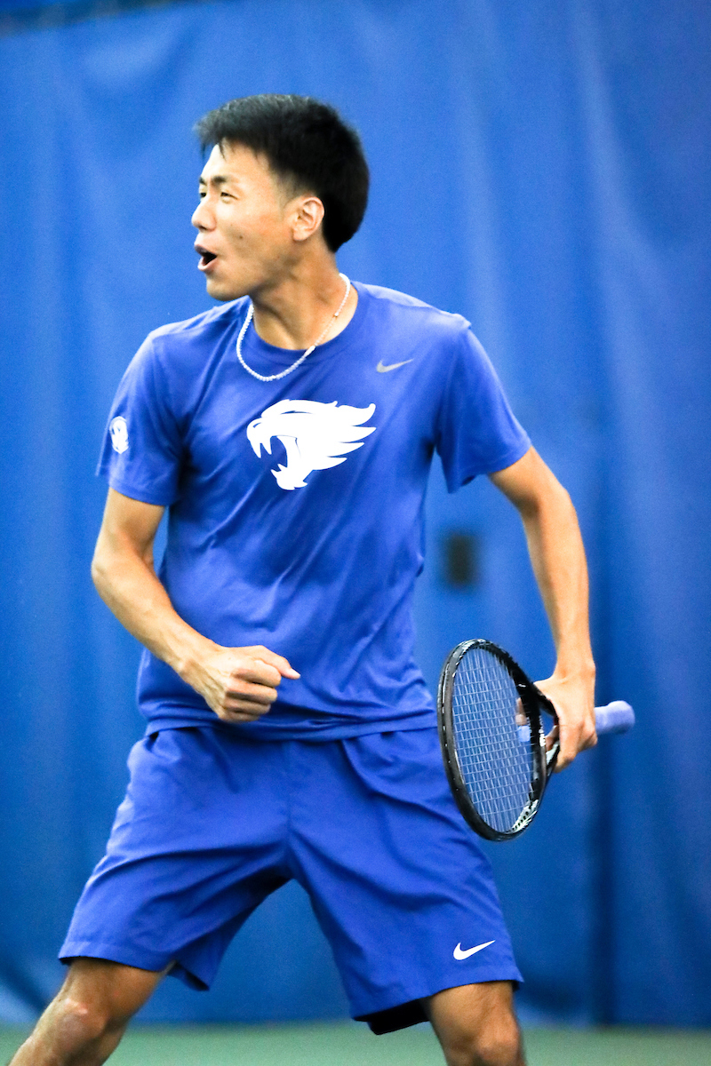 Ryo Matsumura. 

Kentucky men's tennis falls to Tennessee 0-4 on Sunday, April 14th..

Photo by Eddie Justice | UK Athletics