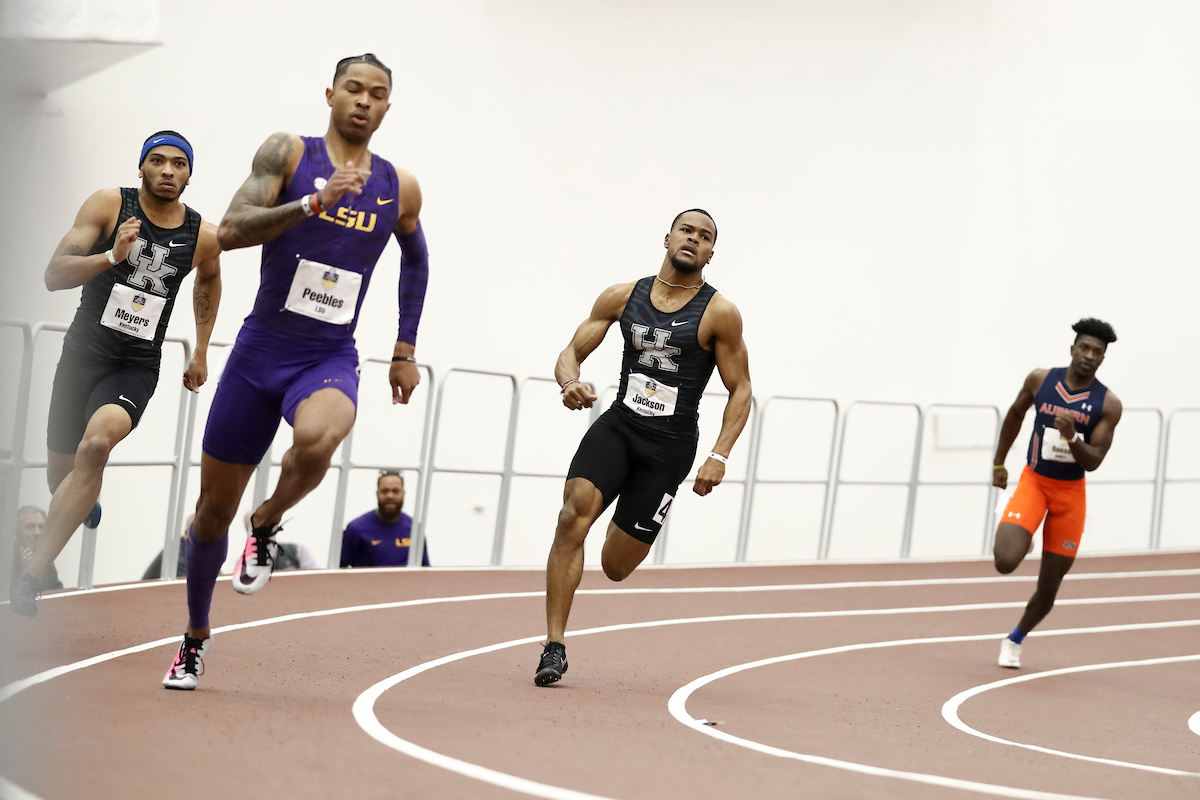 Langston Jackson.2020 SEC Indoors Day One.Photo by Isaac Janssen | UK Athletics