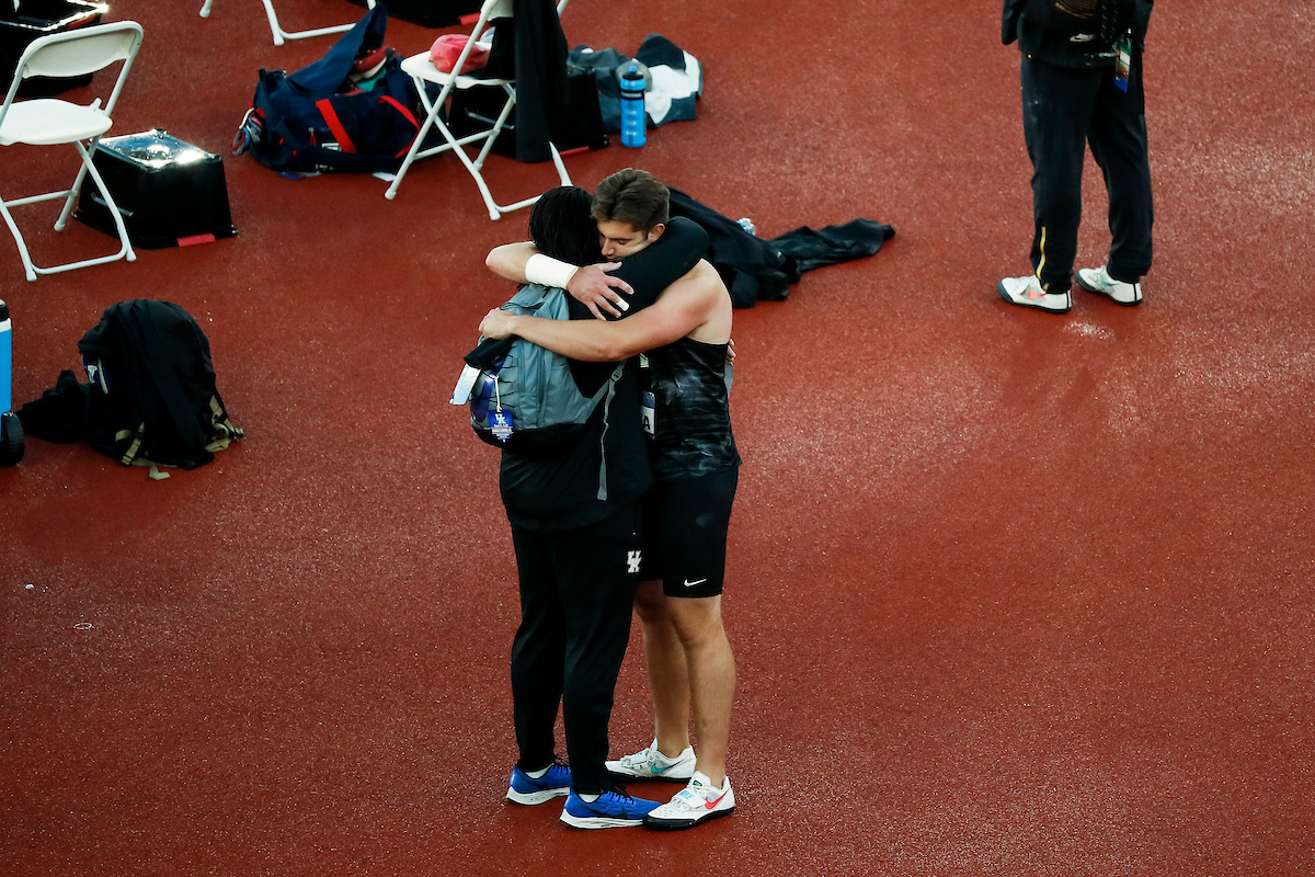 Charles Lenford. Josh Sobota. 

Day 1. 2021 NCAA Track and Field Championships.

Photo by Chet White | UK Athletics