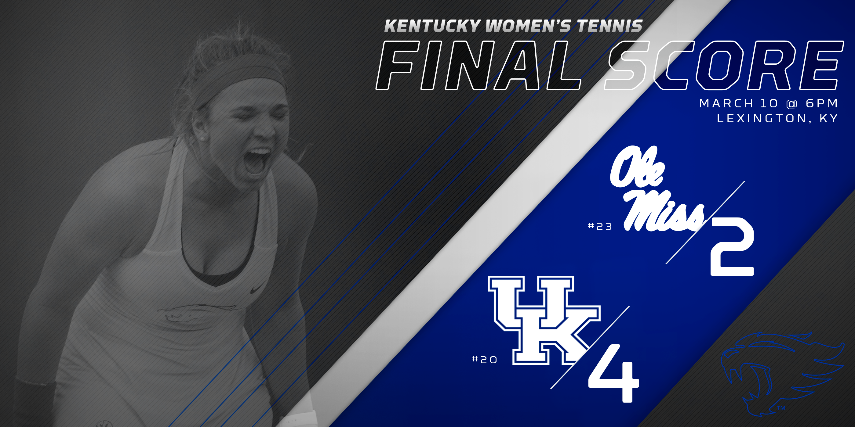 Kentucky Rallies to Defeat No. 23 Ole Miss, 4-2