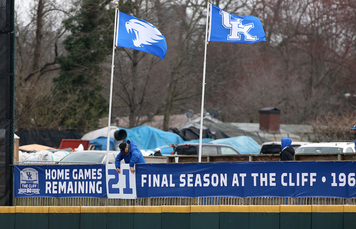 The Cliff

The University of Kentucky baseball team beat Texas Tech 11-6 on Saturday, March 10, 2018, in Lexington?s Cliff Hagan Stadium.

Barry Westerman | UK Athletics