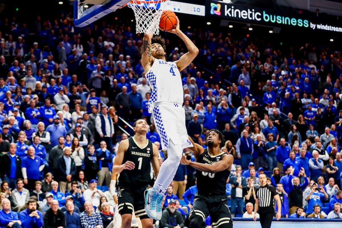 Nick Richards.

UK beats Vandy 71-62.

Photo by Chet White | UK Athletics