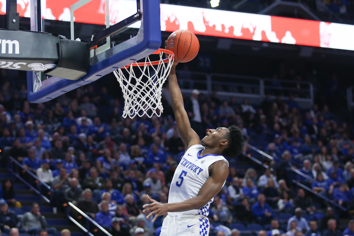 IMMANUEL QUICKLEY

Men's Basketball beats North Dakota 96-58.

Photo by Hannah Phillips  | UK Athletics