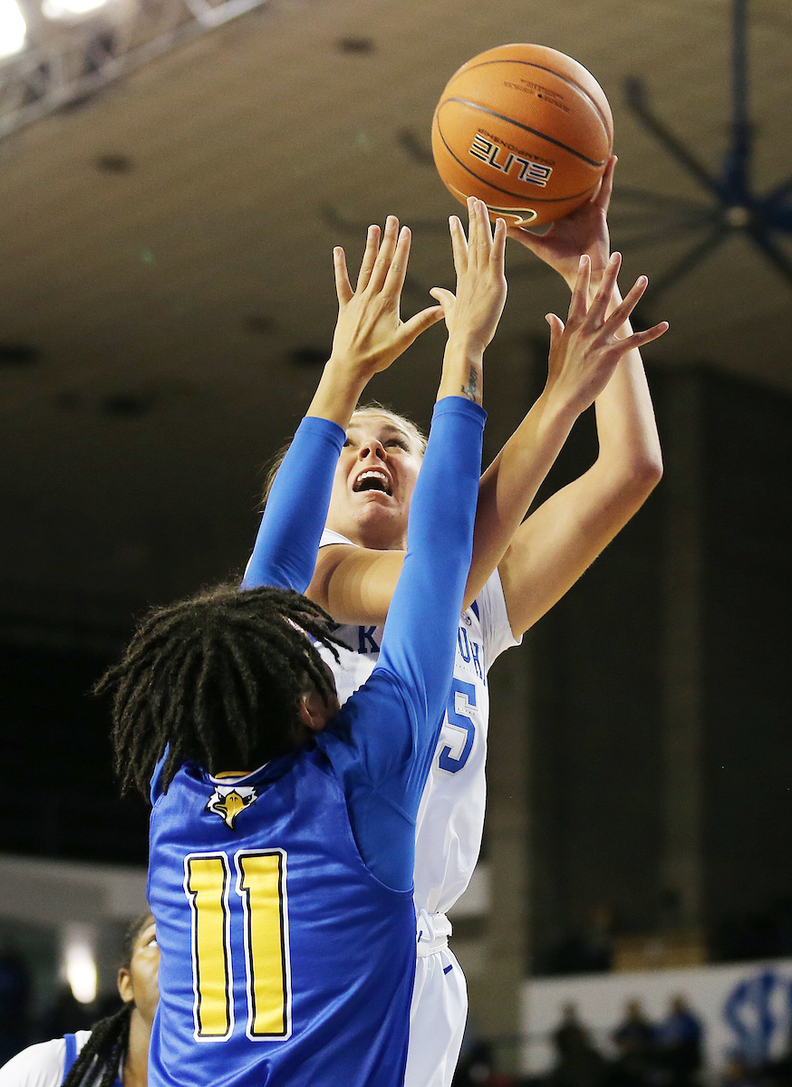 Blair Green
UK women's basketball beats Morehead State. 

Photo by Britney Howard  | UK Athletics