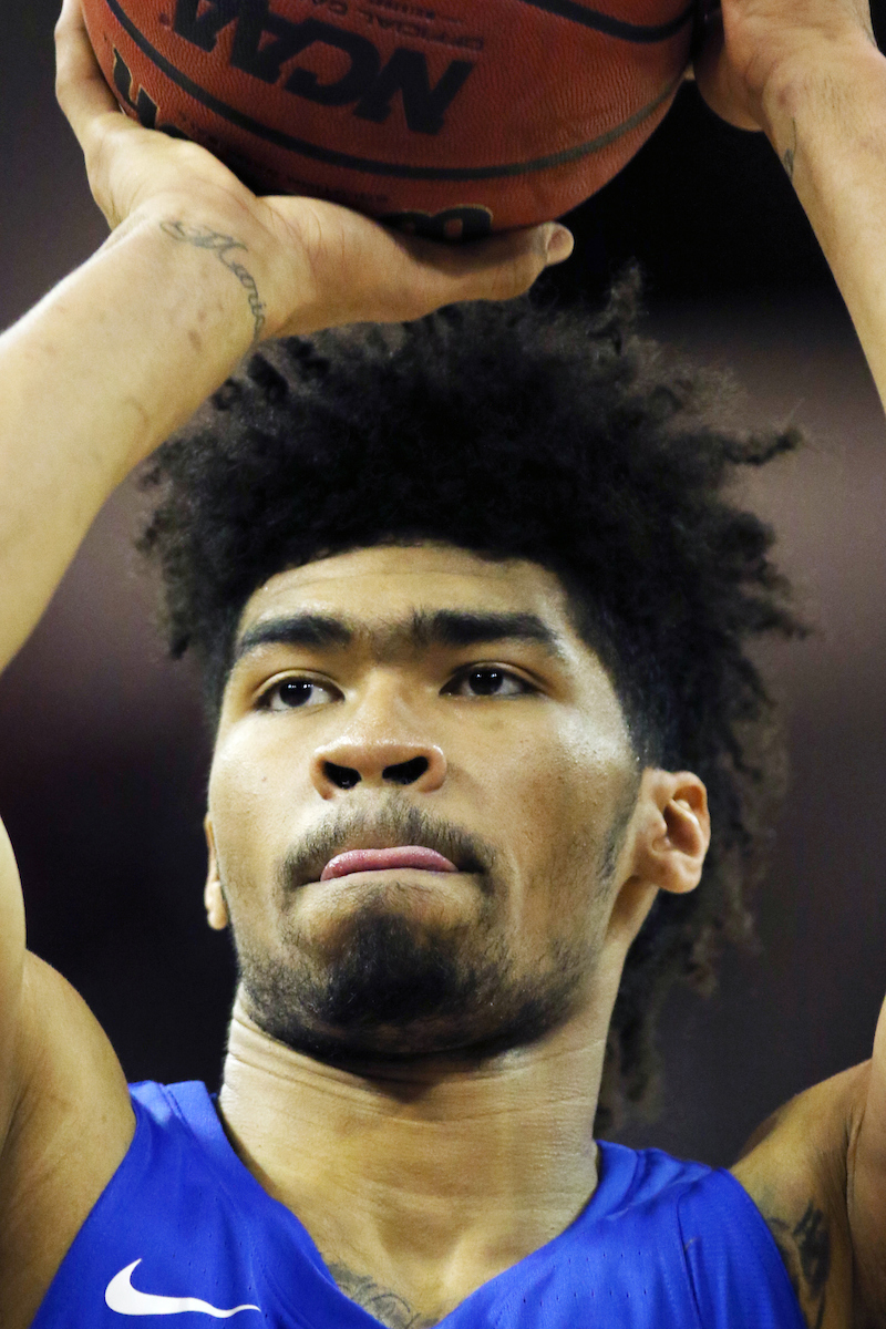 Nick Richards.

The University of Kentucky men?s basketball falls to South Carolina 76-68 on Wednesday, 
January 16th, 2018, at Colonial Life Arena in Columbia, SC.

Photo by Quinn Foster I UK Athletics