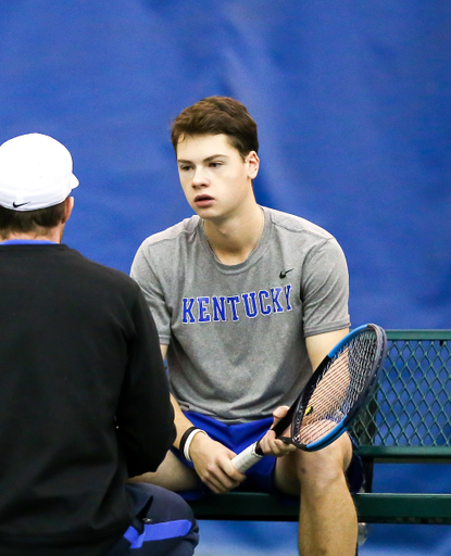 Kevin Huempfner.

University of Kentucky men's tennis hosts Duke.

Photo by Maddie Baker | UK Athletics