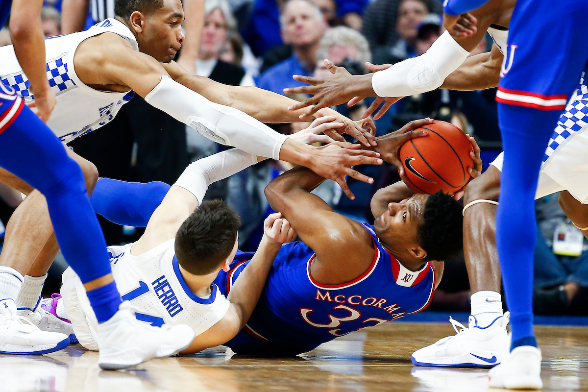 PJ Washington. Tyler Herro.

The UK men's basketball team beat Kansas 71-63 at Rupp Arena on Saturday, January 26, 2019.

Photo by Chet White| UK Athletics