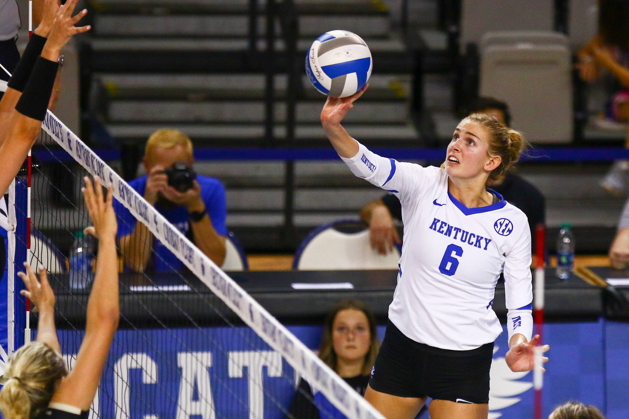 Kendyl Paris.

UK falls to Purdue 2-3.  

Photo by Hannah Phillips | UK Athletics