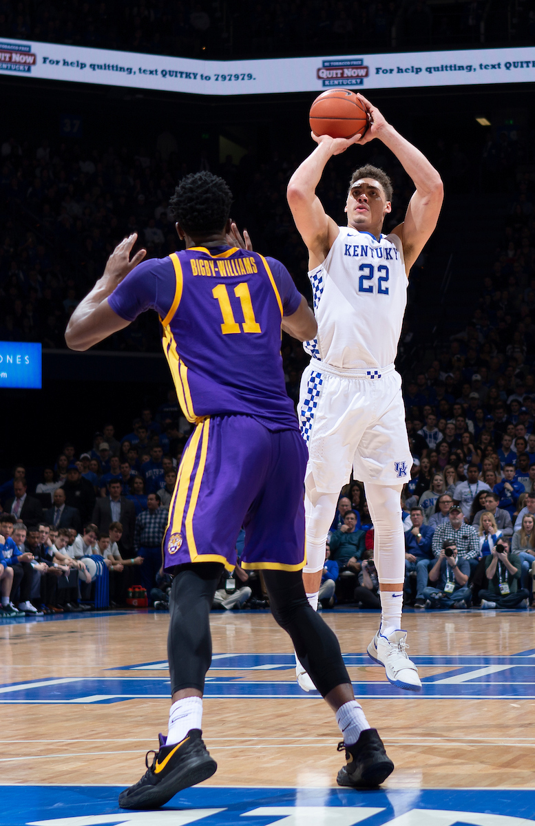 Reid Travis. 

UK falls to LSU 73-71.


Photo By Barry Westerman | UK Athletics
