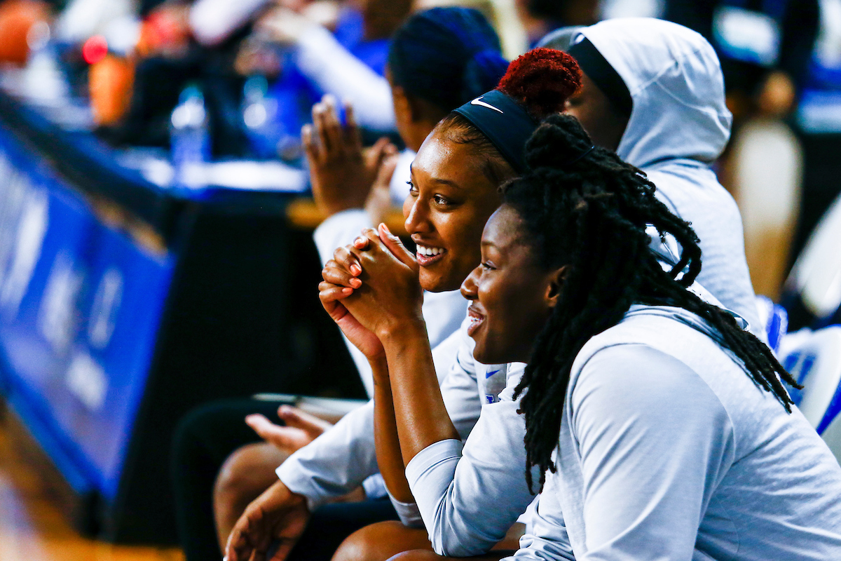 Tatyana Wyatt and Amanda Paschal.

Kentucky beats Stetson 67-48.

Photo by Hannah Phillips | UK Athletics
