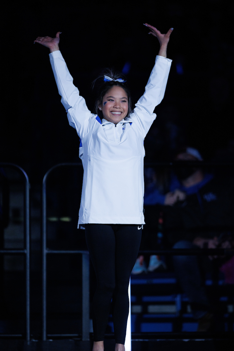 KAITLIN DEGUZMAN.

Kentucky beats Ball State, 196.525-194.750.

Photo by Elliott Hess | UK Athletics