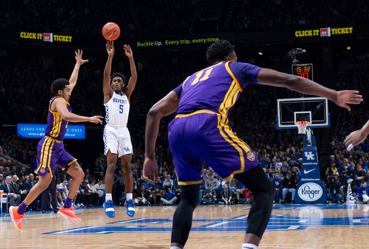 Immanuel Quickley. 

UK falls to LSU 73-71.


Photo By Barry Westerman | UK Athletics