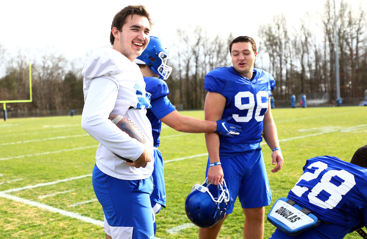 Chance Poore 
Belk Bowl Practice 1

Photo by Britney Howard | Staff