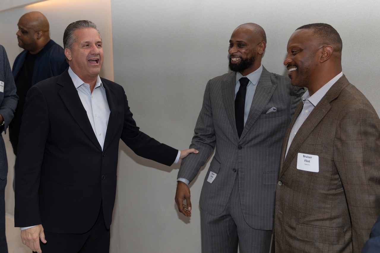 John Calipari. Wayne Turner. Bruiser Flint.

The 2020 and 2021 UK Athletics Hall of Fame classes were inducted Thursday night at Central Bank Center.

Photo by Grant Lee | UK Athletics