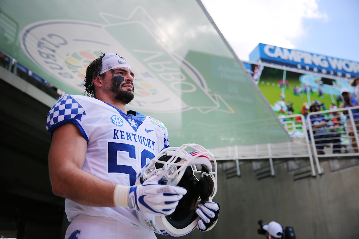 Kash Daniel
The UK Football team beat Penn State 27-24 in the Citrus Bowl. 

Photo by Britney Howard  | UK Athletics