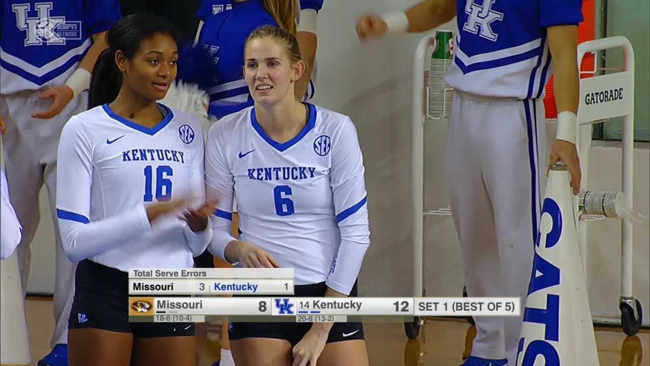 VB: Kentucky 3, Missouri 0