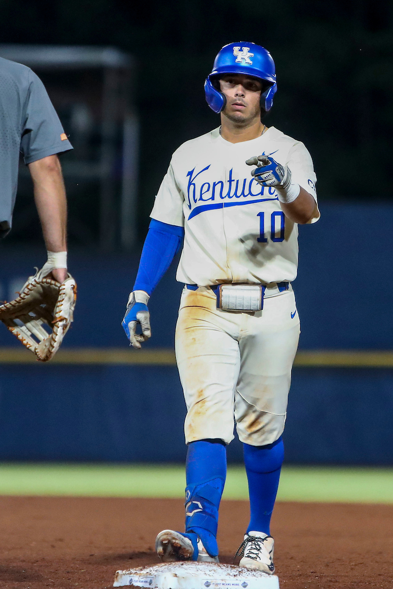 Hunter Jump.

Kentucky loses to Tennessee 2-12.

Photo by Sarah Caputi | UK Athletics