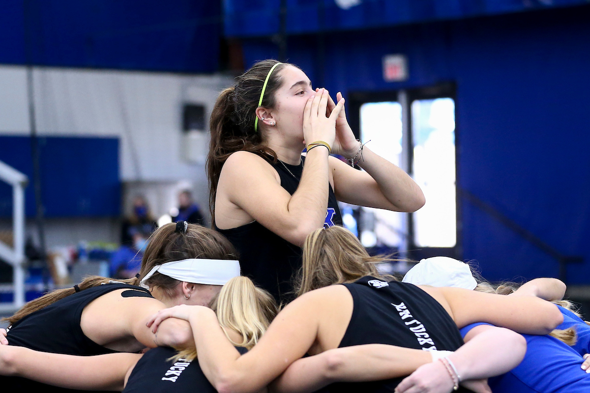 Fiona Arrese.

Kentucky beats West Virginia 4-3.

Photo by Grace Bradley | UK Athletics