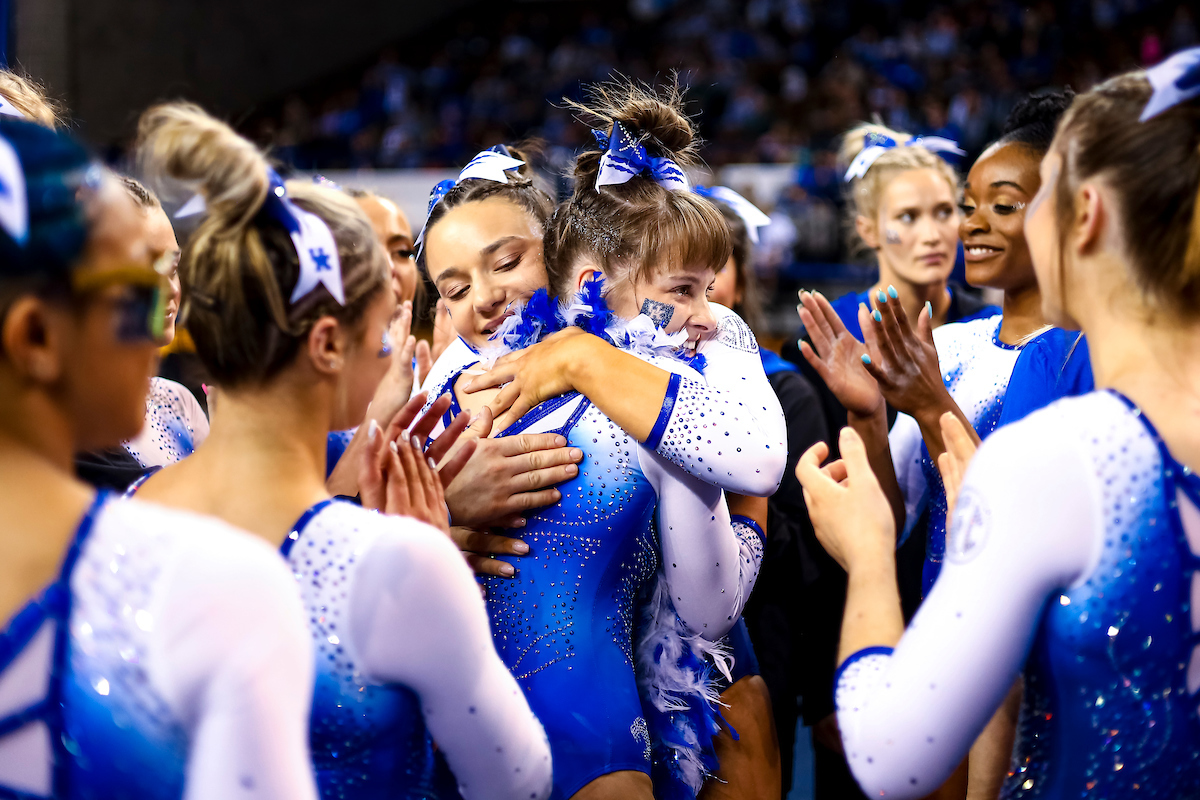 Anna Haigis.

Kentucky beats Michigan State on senior day.

Photo by Eddie Justice | UK Athletics