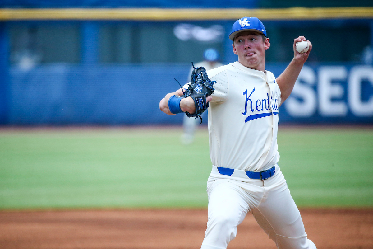 Tyler Bosma.

Kentucky defeats LSU 7-2.

Photo by Sarah Caputi | UK Athletics