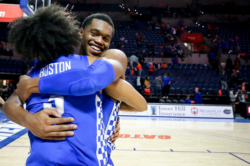 Keion Brooks Jr. Brandon Boston Jr.

Kentucky beat Florida 76-58 at the O’Connell Center in Gainesville, Fla.

Photo by Chet White | UK Athletics