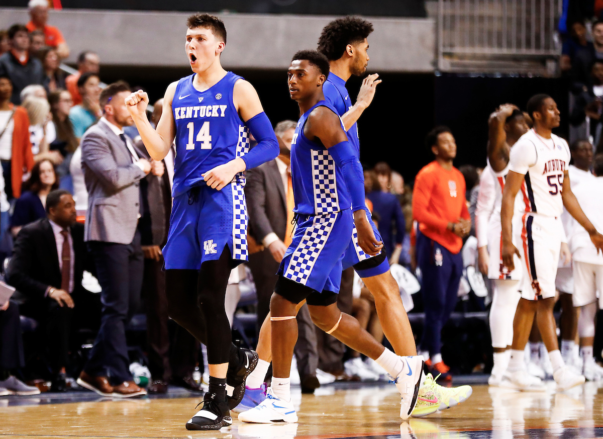 Tyler Herro. Ashton Hagans. Nick Richards.

Kentucky beat Auburn 82-80 at Auburn Arena in Auburn, AL., on Saturday, January 19, 2019.

Photo by Chet White | UK Athletics