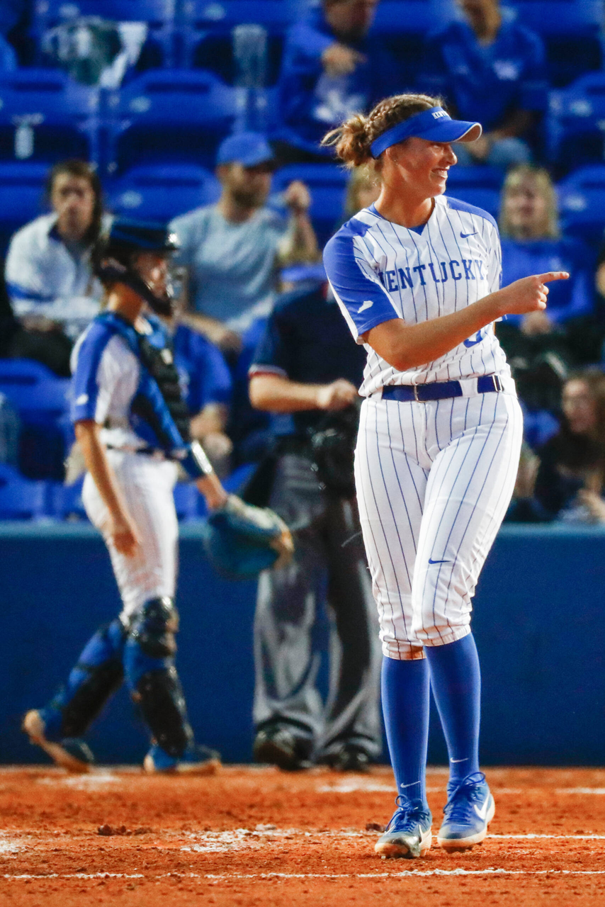 Grace Baalman.

Kentucky beat Auburn 7-0.