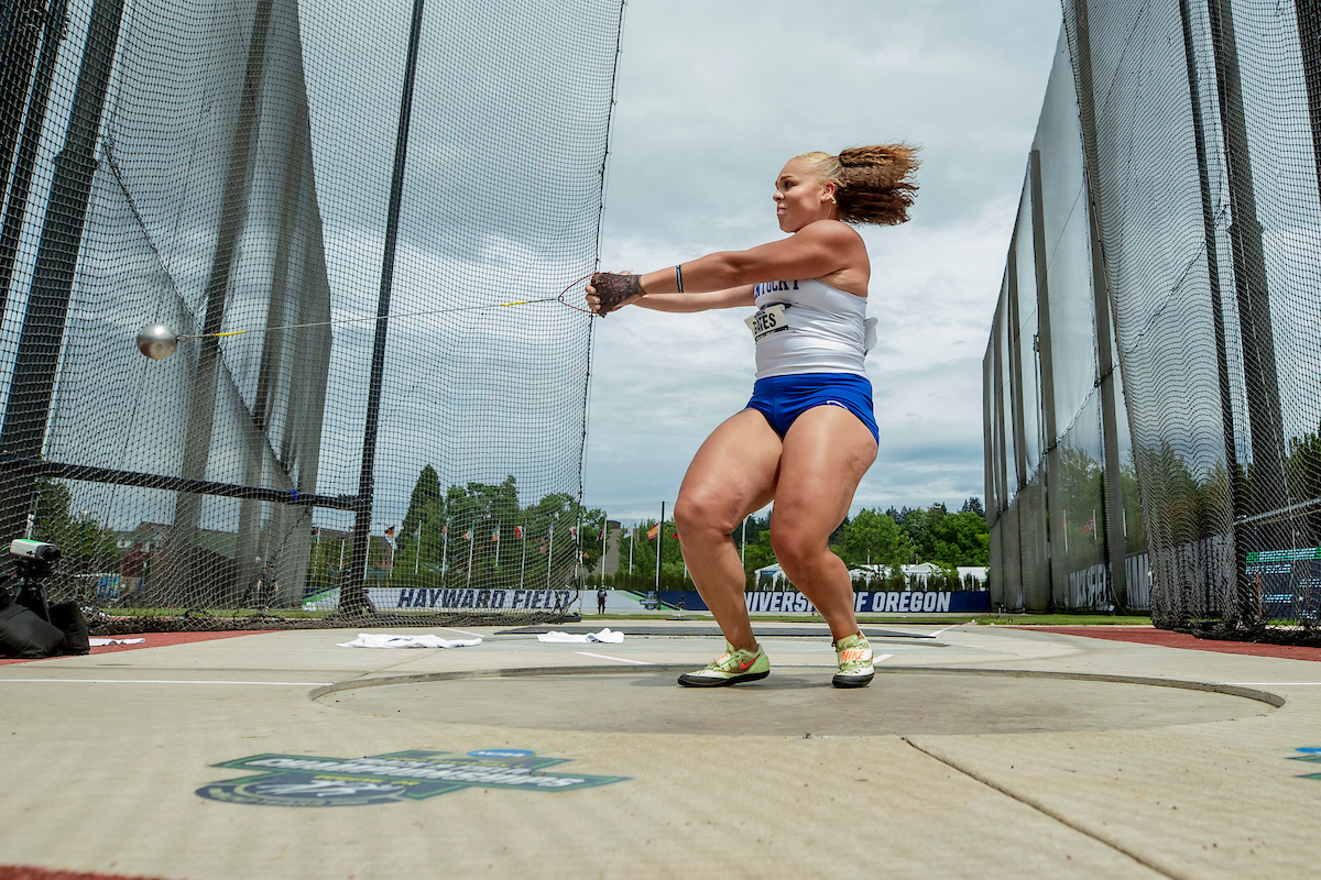 Jade Gates.

Day two. NCAA Track and Field Outdoor Championships.

Photo by Chet White | UK Athletics