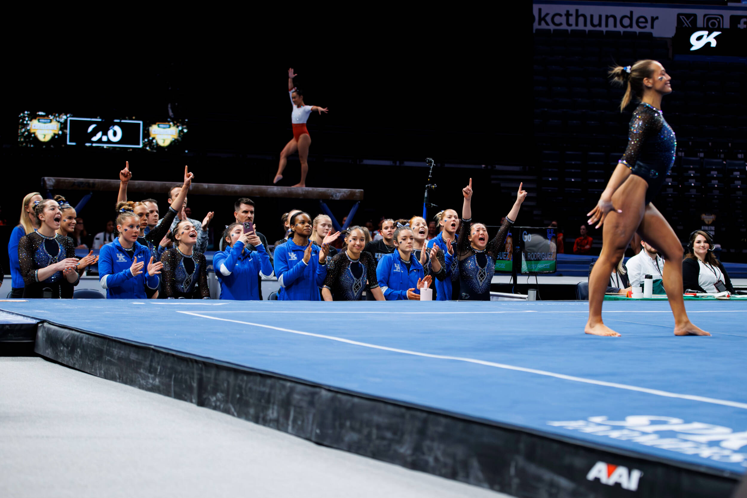 Vault Propels Kentucky to 196.500 at Sprouts Collegiate Quad