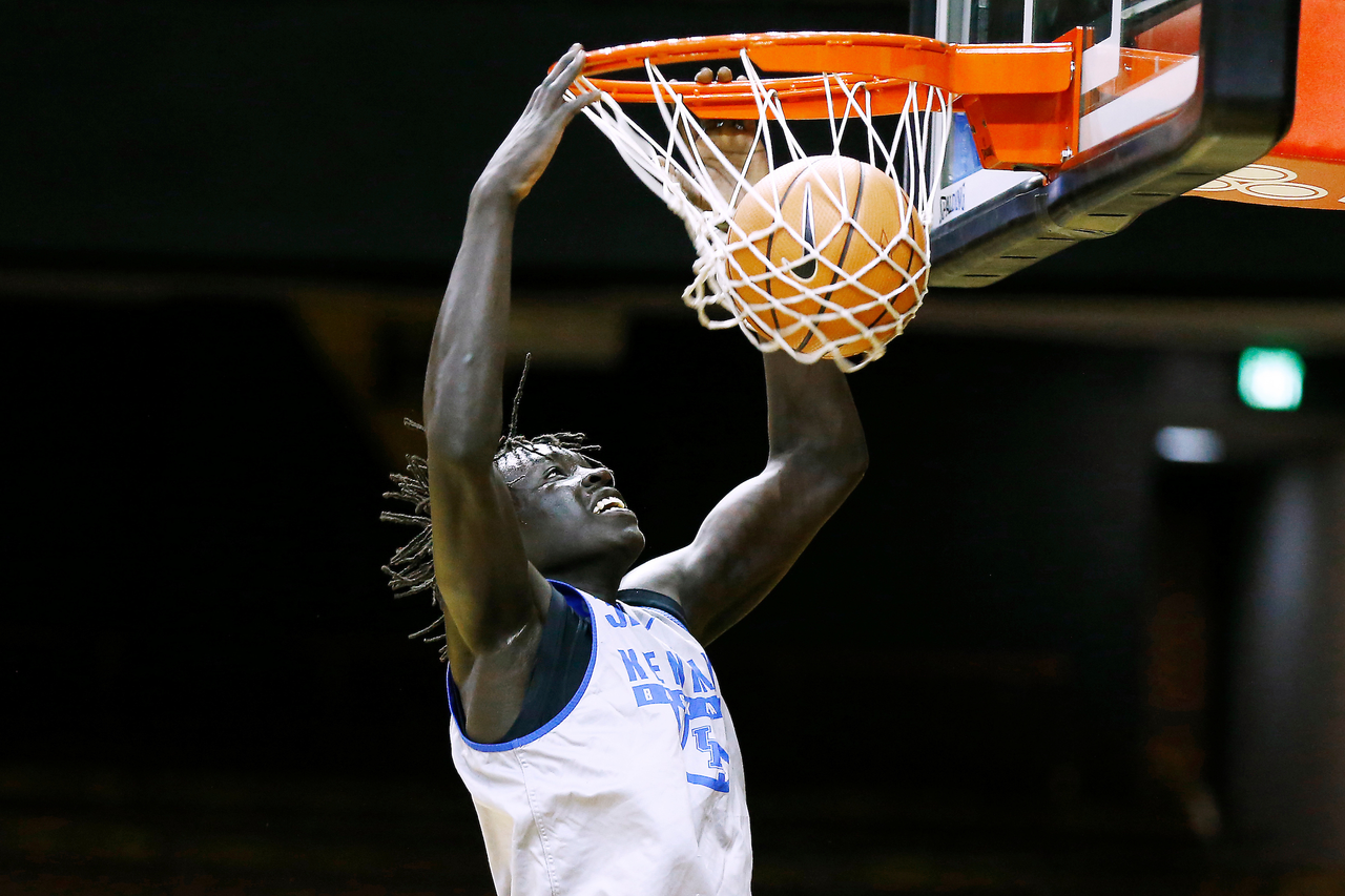 Wenyen Gabriel.

The University of Kentucky men's basketball team practiced at Memorial Gymnasium in Nashville, TN., on Friday, January 12, 2018.

Photo by Chet White | UK Athletics