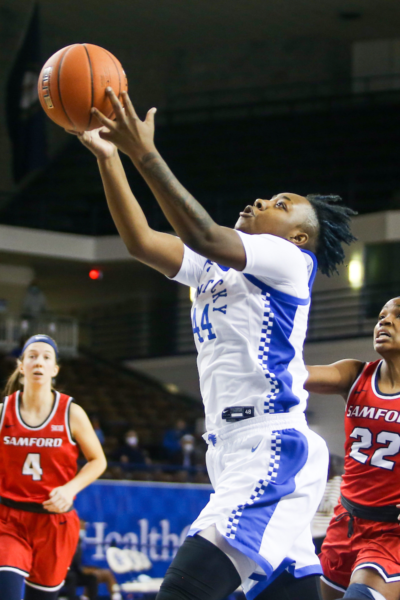 Dre’Una Edwards.

Kentucky beats Samford 88-54.

Photo by Hannah Phillips | UK Athletics
