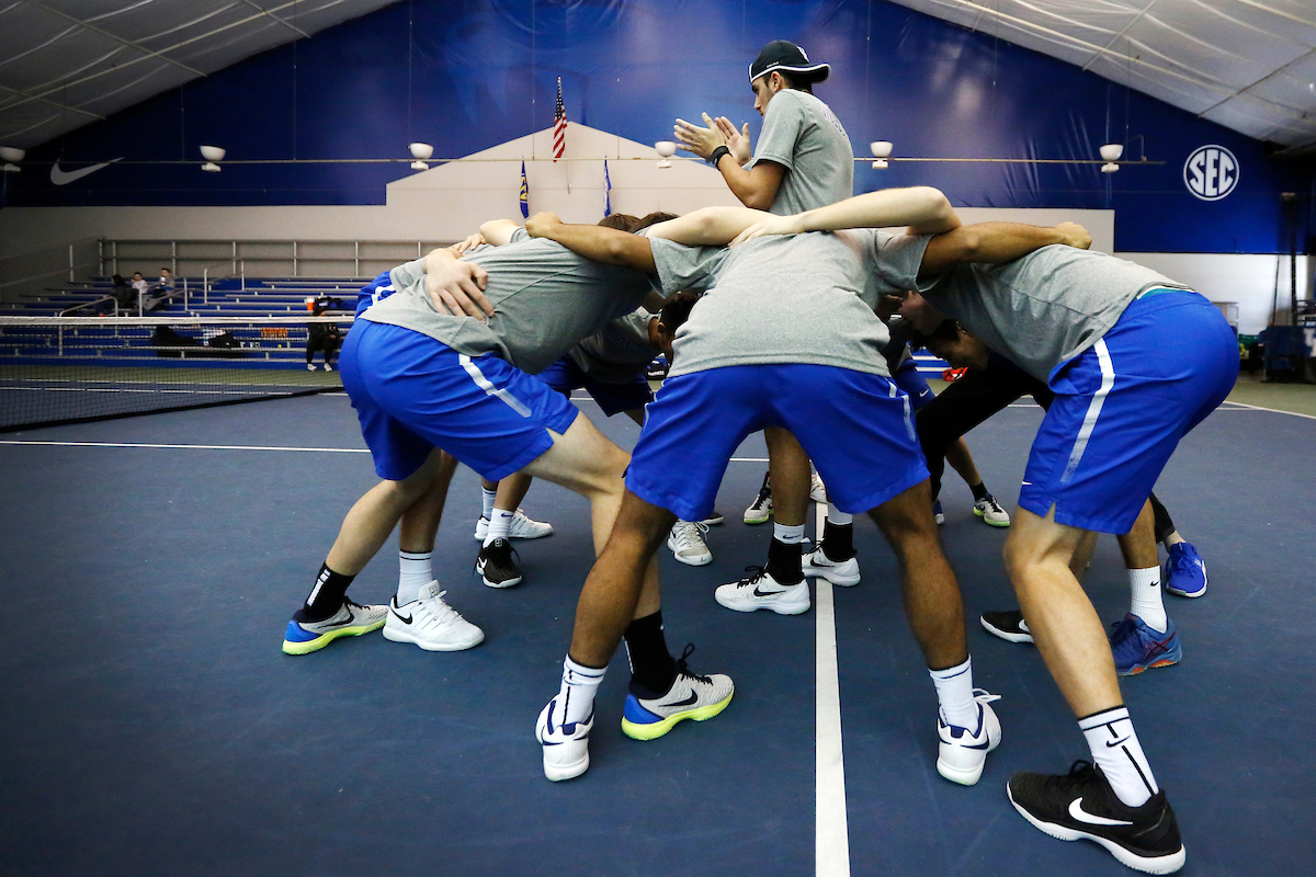 University of Kentucky men's tennis hosts Duke.

Photo by Quinn Foster | UK Athletics