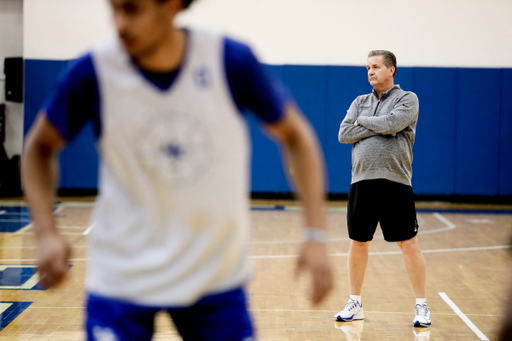 John Calipari.

Menâ??s basketball practice.

Photos by Chet White | UK Athletics