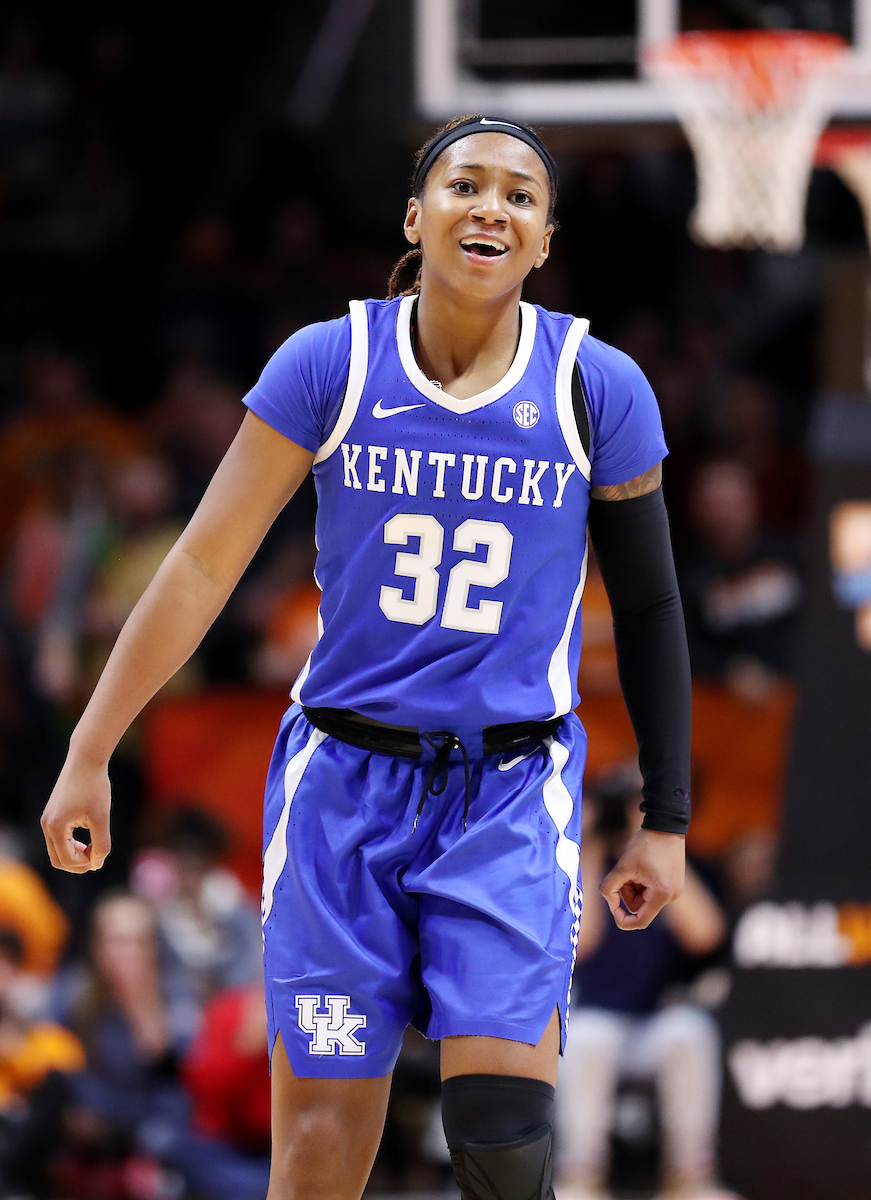 Jaida Roper
The UK Women's Basketball team beats Tennessee 73-71. 

Photo by Britney Howard  | UK Athletics