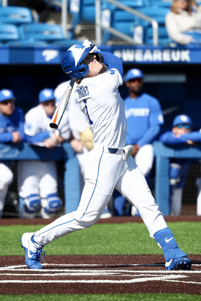 John Rhodes.

Kentucky beat Appalachian State 21-4.  


Photo by Isaac Janssen | UK Athletics