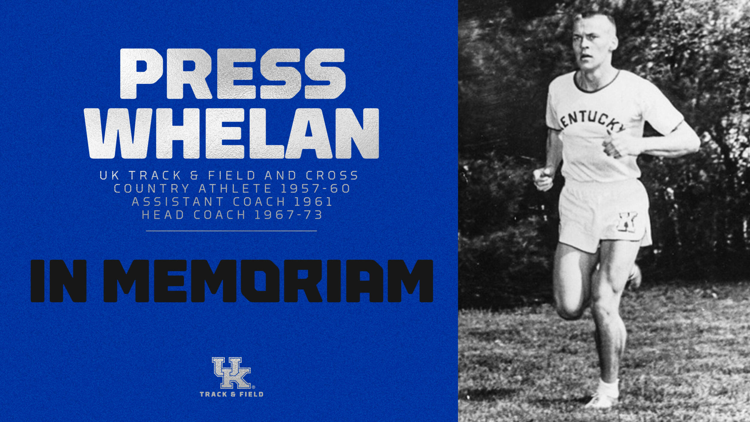 Press Whelan, UK Athletics Hall of Famer, Has Died