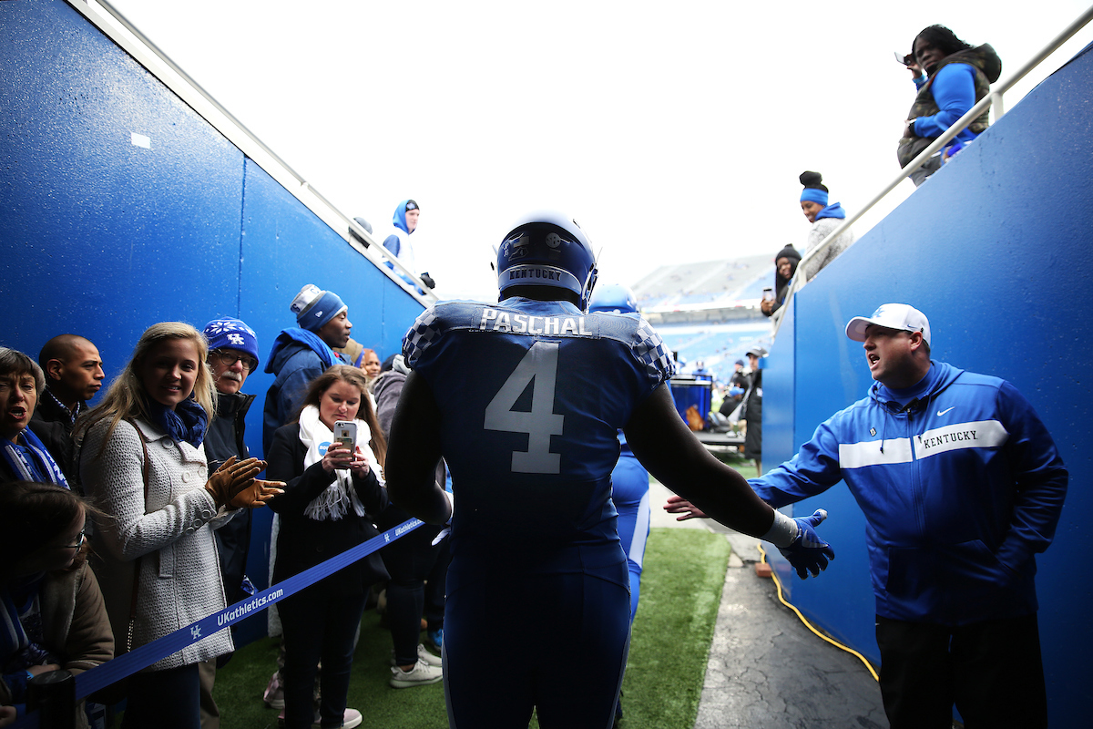 Josh Paschal

UK Football beats MTSU 34-23 on Senior Day at Kroger Field. 

Photo by Britney Howard | UK Athletics