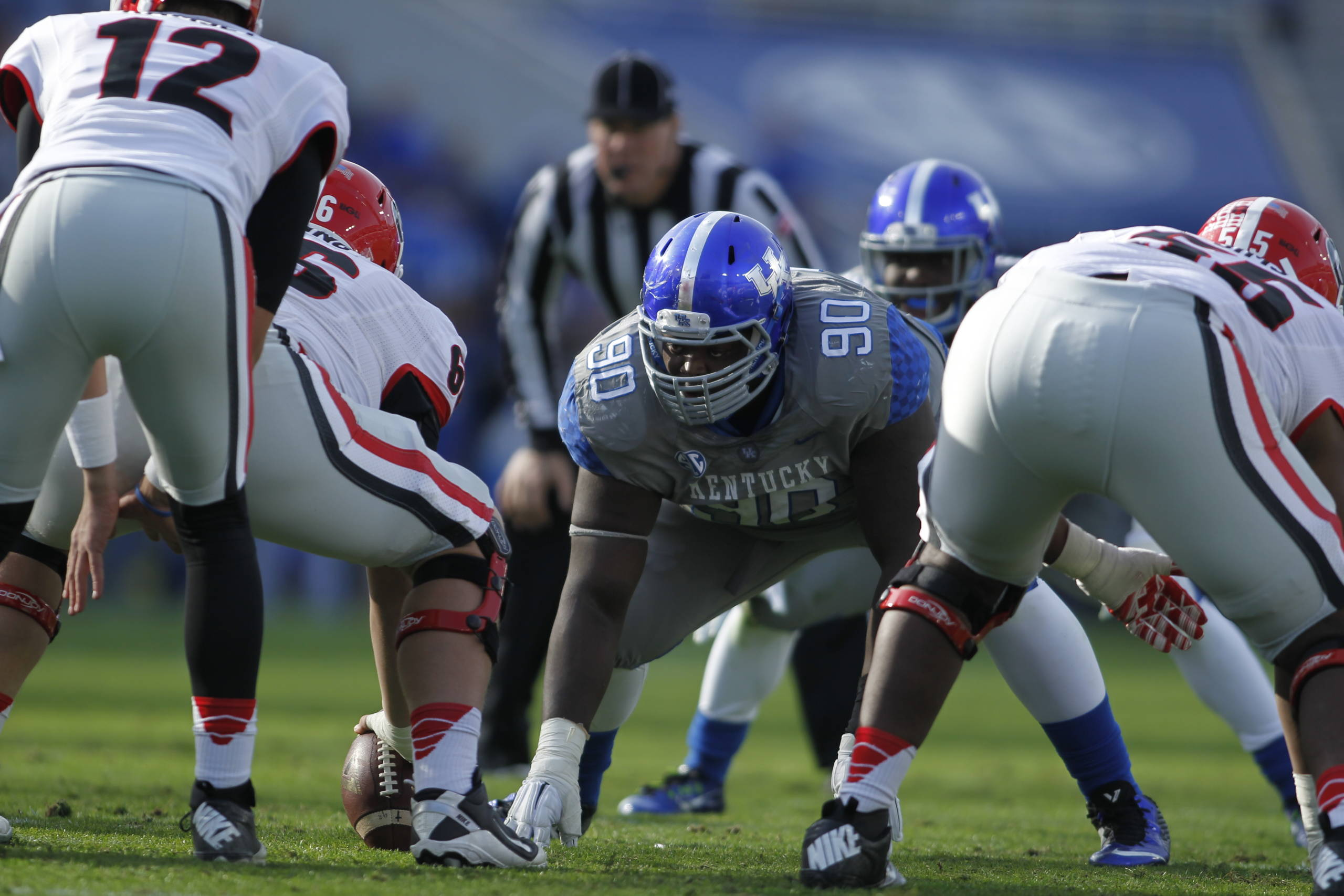Defensive line developing attitude in trenches