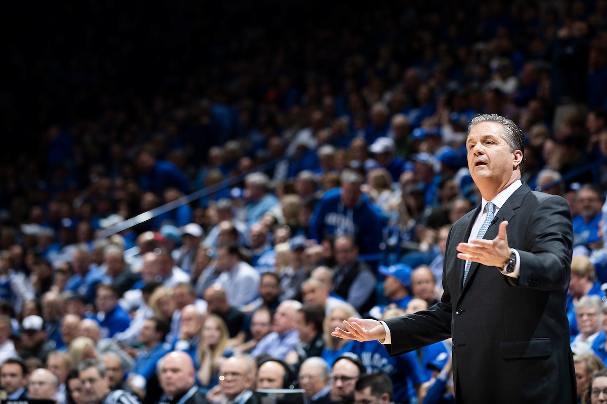 John Calipari.

The University of Kentucky men's basketball team beats South Carolina 76-48.

Photo by Chet White| UK Athletics