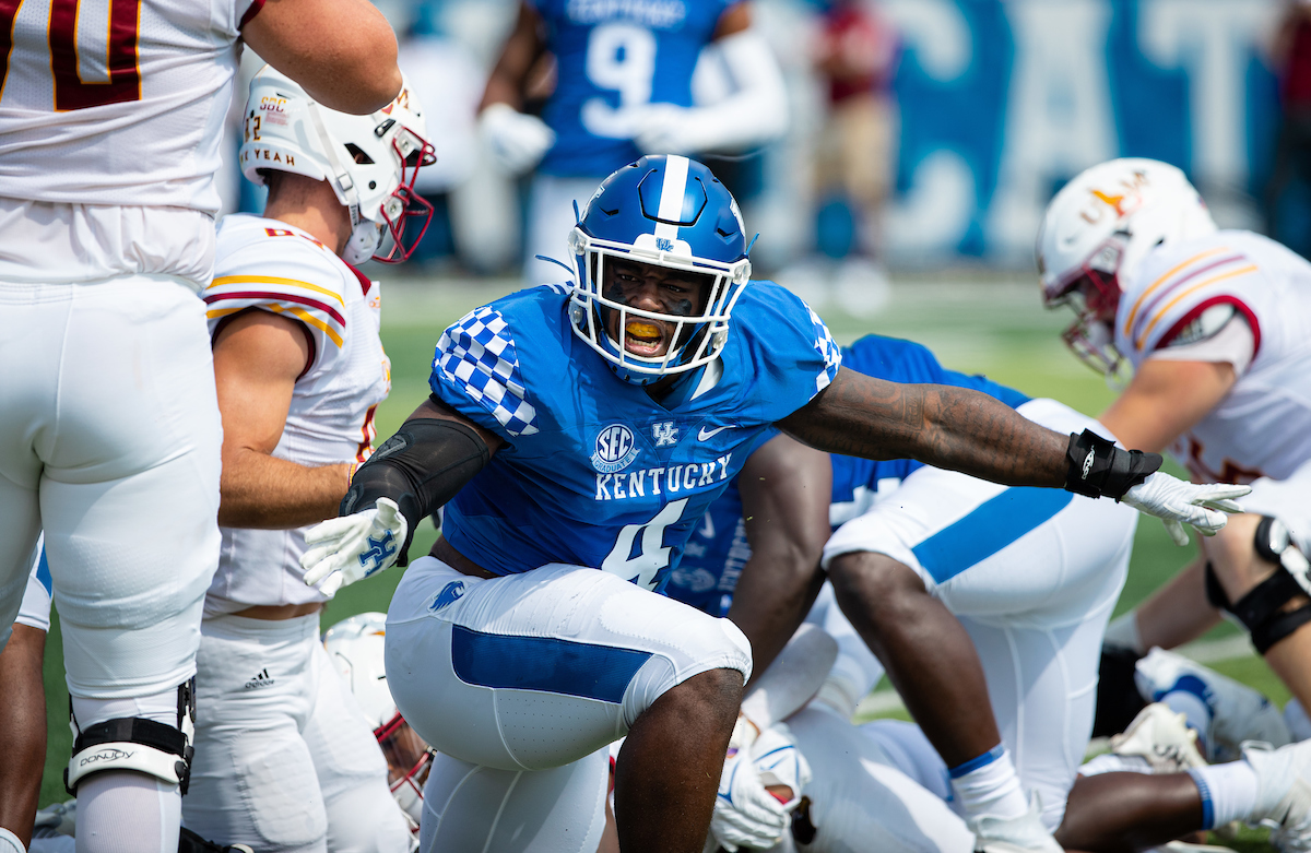 Josh Paschal

UK defeats ULM 45-10 

Photo By Jacob Noger | UK Football