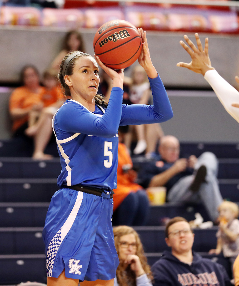 The UK Women's Basketball team beat Auburn.
Photo by Britney Howard | UK Athletics