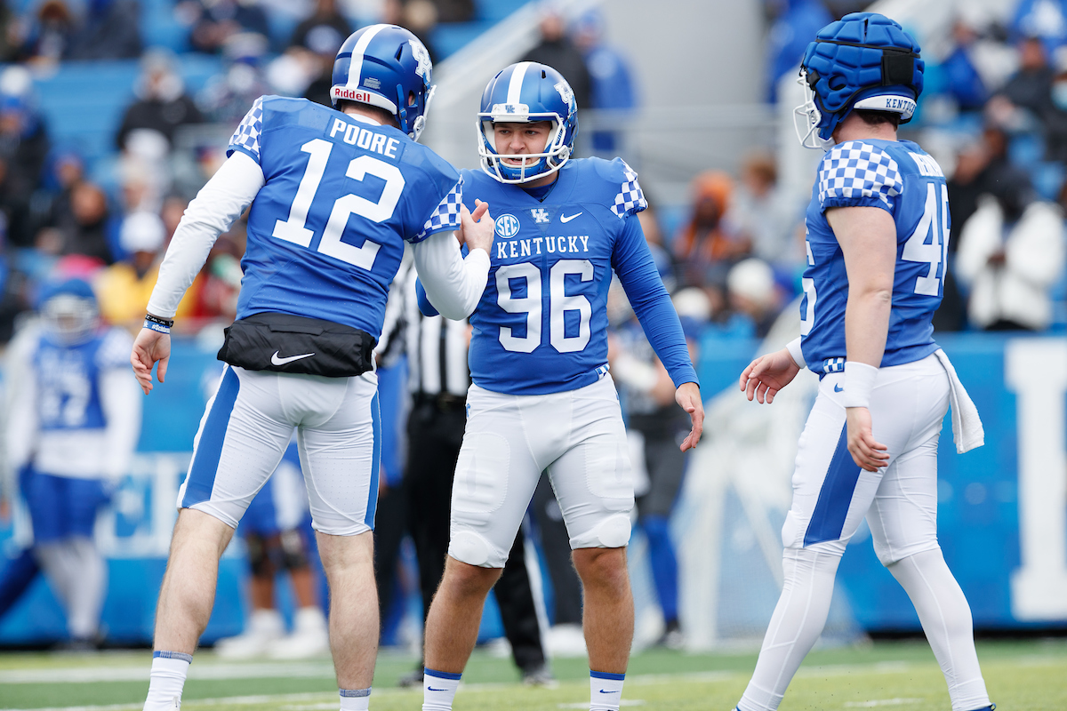 Matt Ruffolo. Chance Poore.

The Blue-White Spring Game.

Elliott Hess | UK Athletics